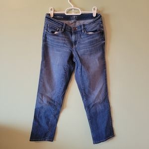 Loft curvy cuffed crop jeans size 25 I 0